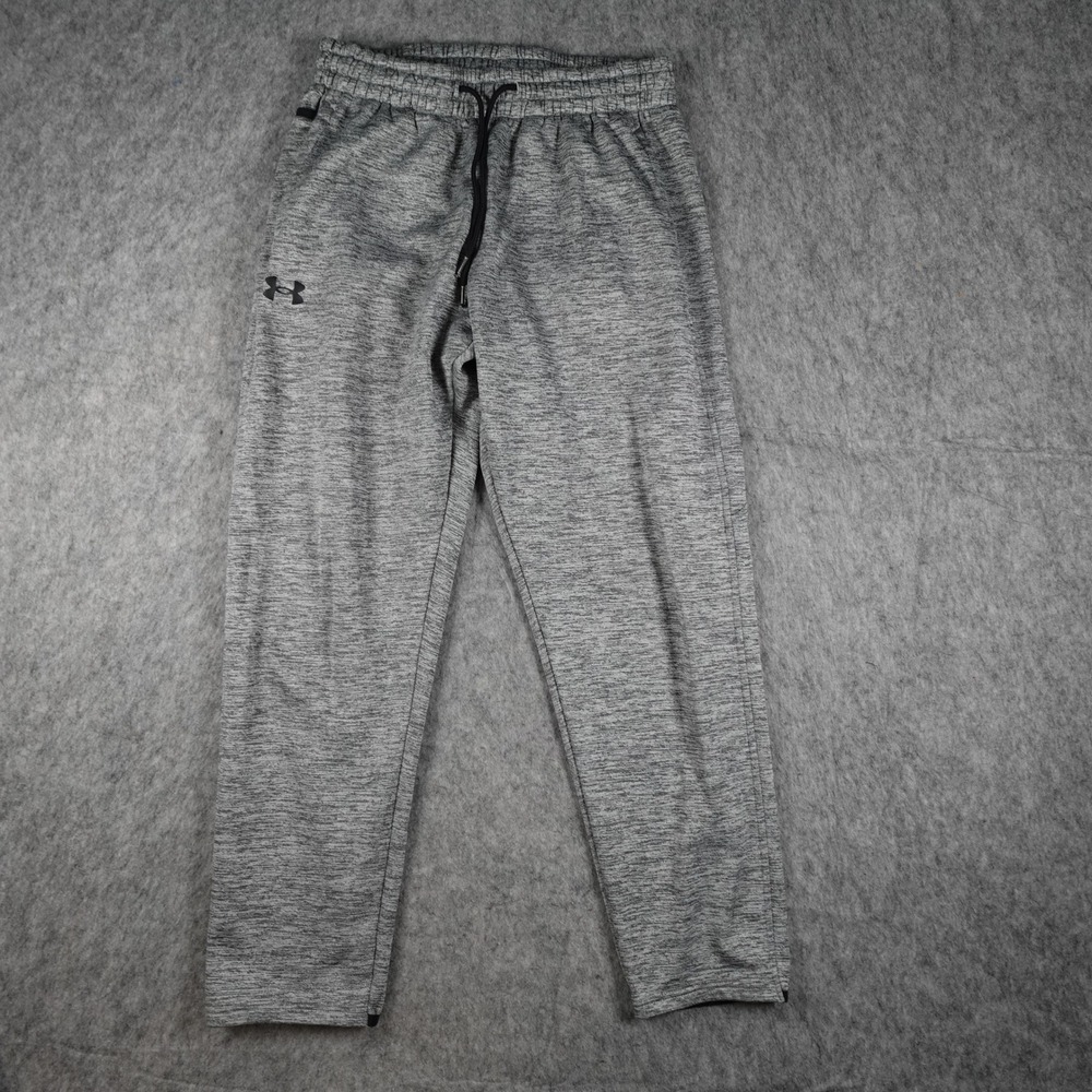 Under Armour Pants Womens Medium Gray Heathered Loose Fit Fleece Drawstring